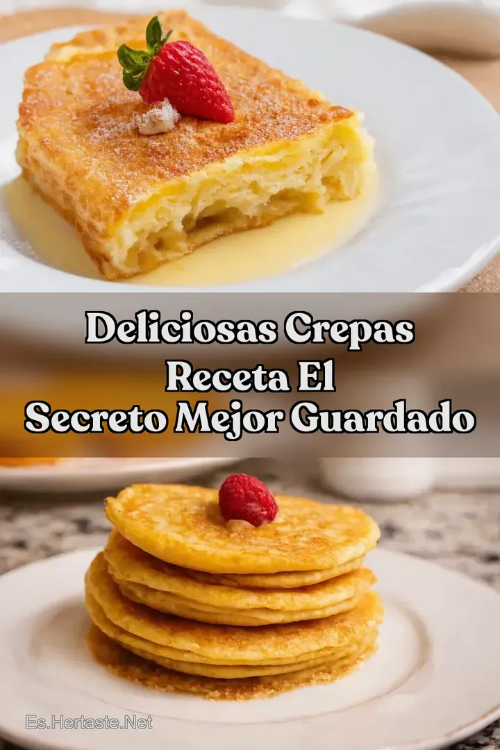 Deliciosas Crepas Receta El Secreto Mejor Guardado