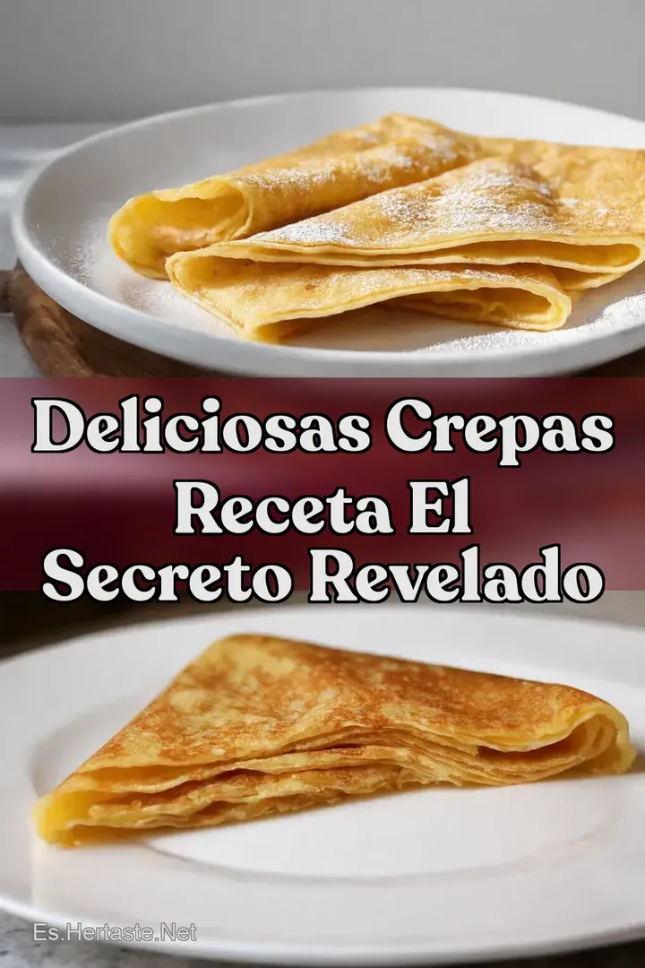 Deliciosas Crepas Receta El Secreto Revelado