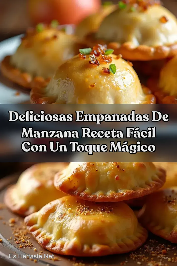 Deliciosas Empanadas de Manzana Receta F&aacute;cil con un Toque M&aacute;gico