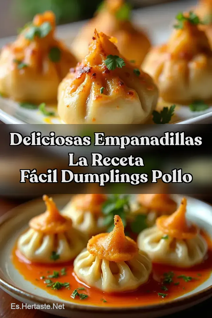 Deliciosas Empanadillas La Receta F&aacute;cil Dumplings Pollo
