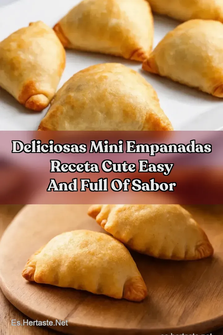 Deliciosas Mini Empanadas Receta Cute Easy and Full of Sabor