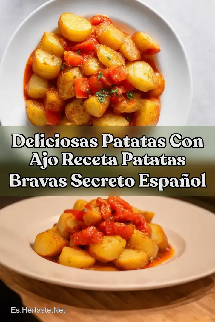 Deliciosas Patatas con Ajo Receta Patatas Bravas Secreto Espa&ntilde;ol