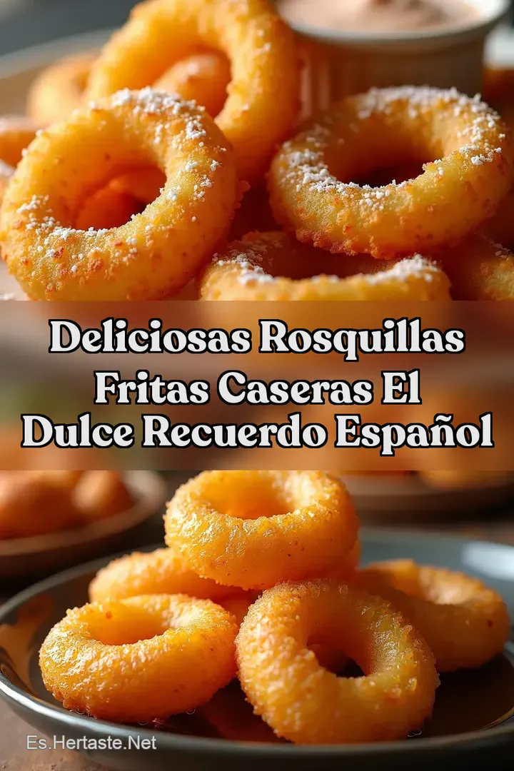 Deliciosas ROSQUILLAS FRITAS CASERAS El Dulce Recuerdo Espa&ntilde;ol