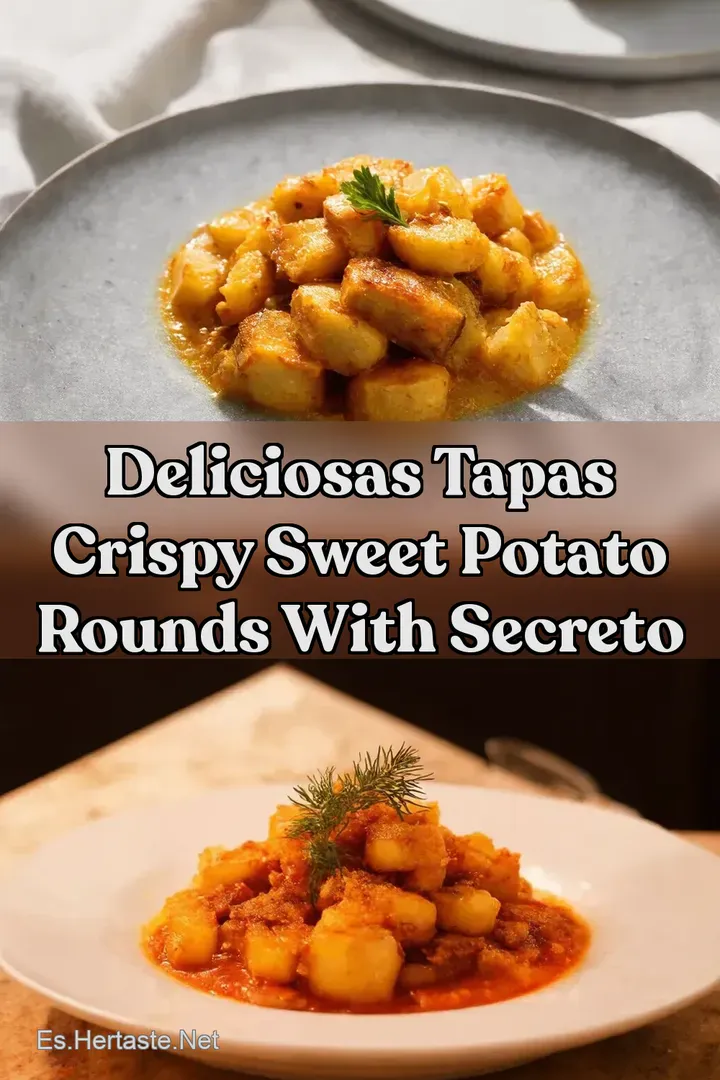 Deliciosas Tapas Crispy Sweet Potato Rounds with Secreto