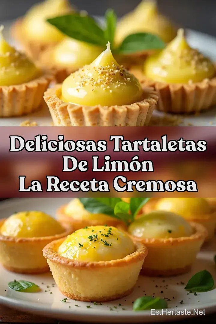 Deliciosas Tartaletas de Lim&oacute;n La Receta Cremosa
