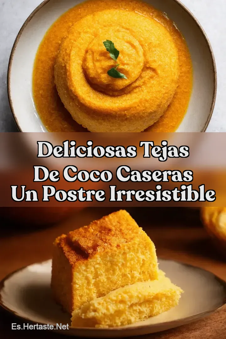 Deliciosas Tejas de Coco Caseras Un Postre Irresistible