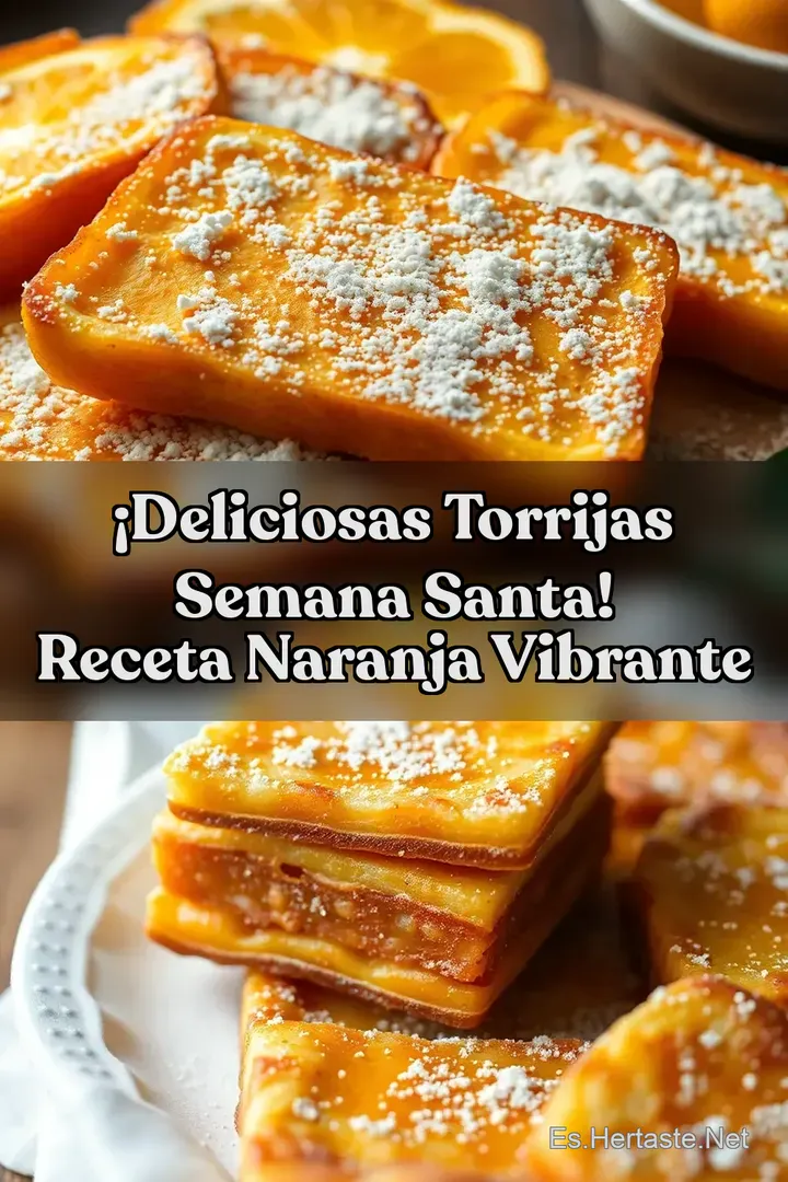 &iexcl;Deliciosas Torrijas Semana Santa! Receta Naranja Vibrante
