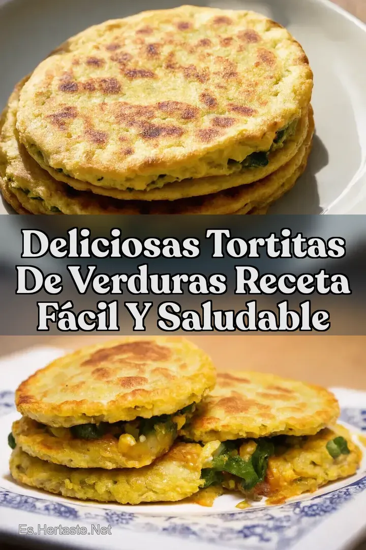Deliciosas Tortitas de Verduras Receta F&aacute;cil y Saludable
