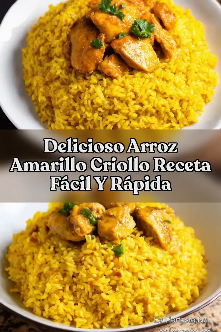 Delicioso Arroz Amarillo Criollo Receta F&aacute;cil y R&aacute;pida