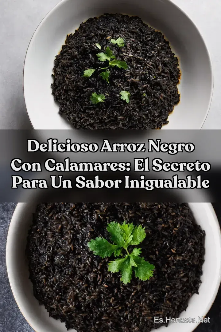 Delicioso Arroz Negro con Calamares: El Secreto para Un Sabor Inigualable