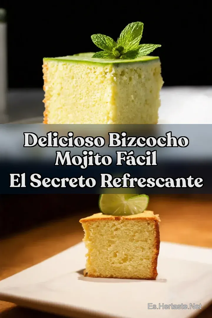 Delicioso Bizcocho Mojito F&aacute;cil El Secreto Refrescante