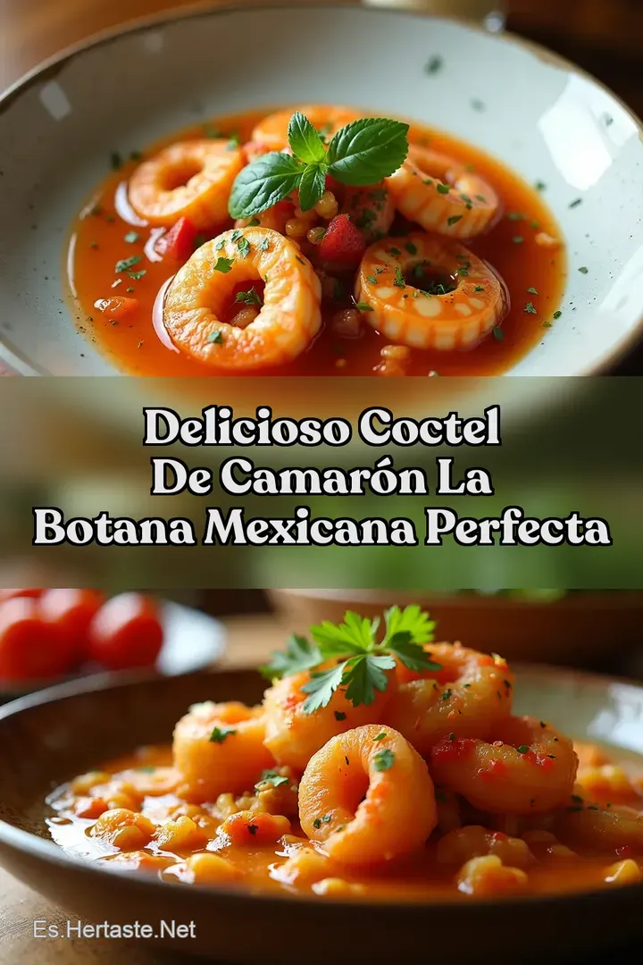 Delicioso Coctel de Camar&oacute;n La Botana Mexicana Perfecta