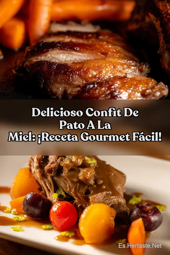 Delicioso Confit de Pato a la Miel: &iexcl;Receta Gourmet F&aacute;cil!
