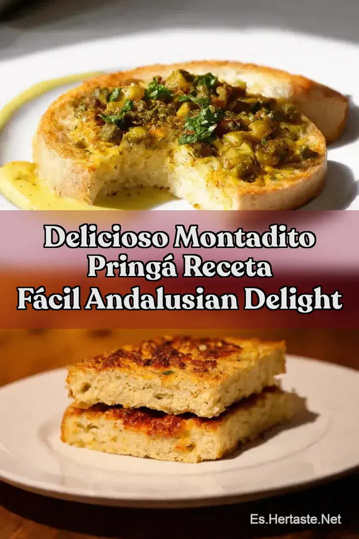 Delicioso Montadito Pring&aacute; Receta F&aacute;cil Andalusian Delight
