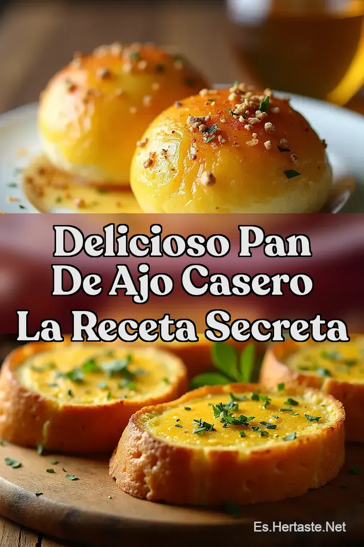 Delicioso Pan de Ajo Casero La Receta Secreta
