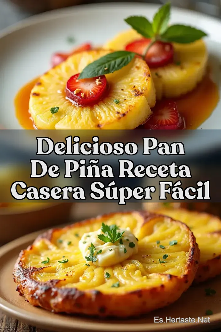 Delicioso Pan de Pi&ntilde;a Receta Casera S&uacute;per F&aacute;cil
