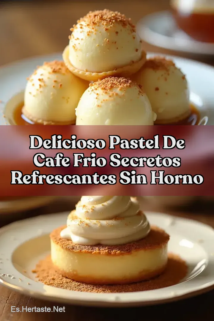Delicioso PASTEL DE CAFE FRIO Secretos Refrescantes Sin Horno