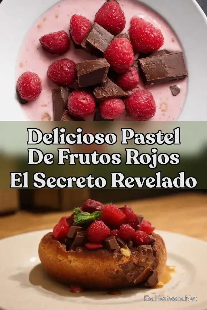 Delicioso Pastel de Frutos Rojos El Secreto Revelado