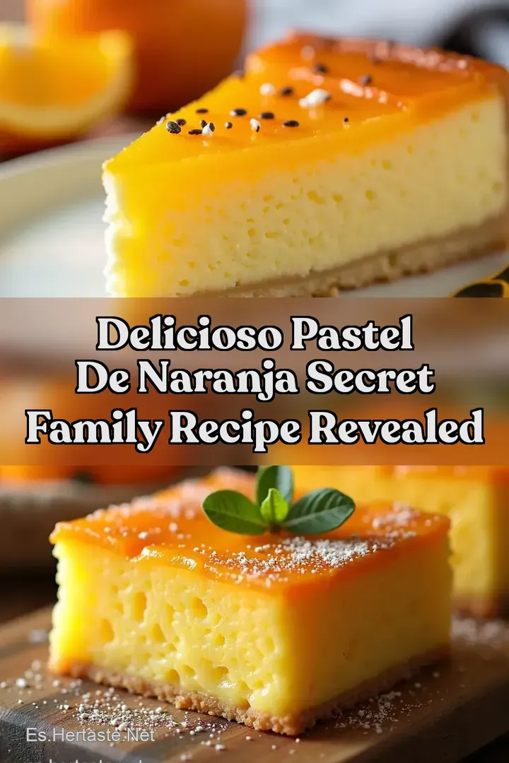 Delicioso Pastel de Naranja Secret Family Recipe Revealed