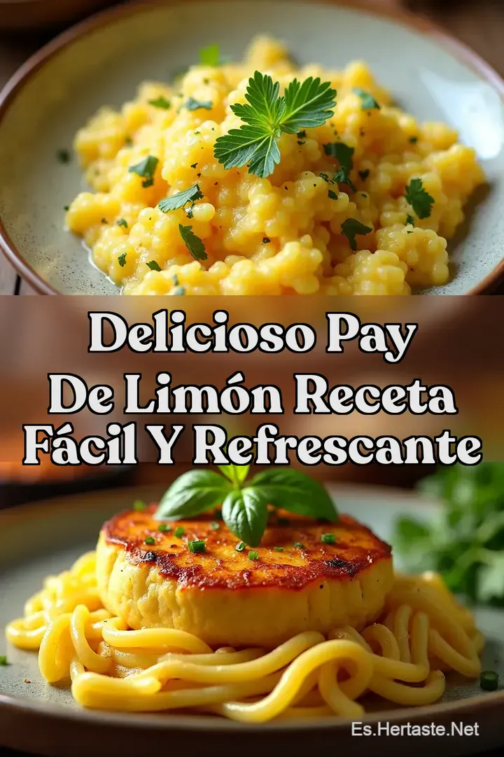 Delicioso Pay de Lim&oacute;n Receta F&aacute;cil y Refrescante