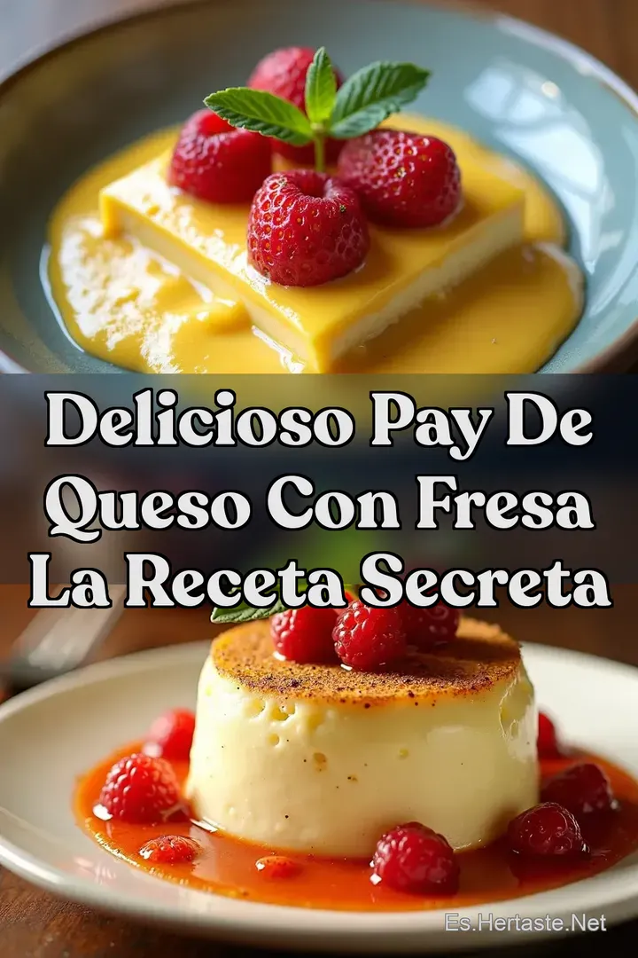 Delicioso PAY DE QUESO CON FRESA La Receta Secreta