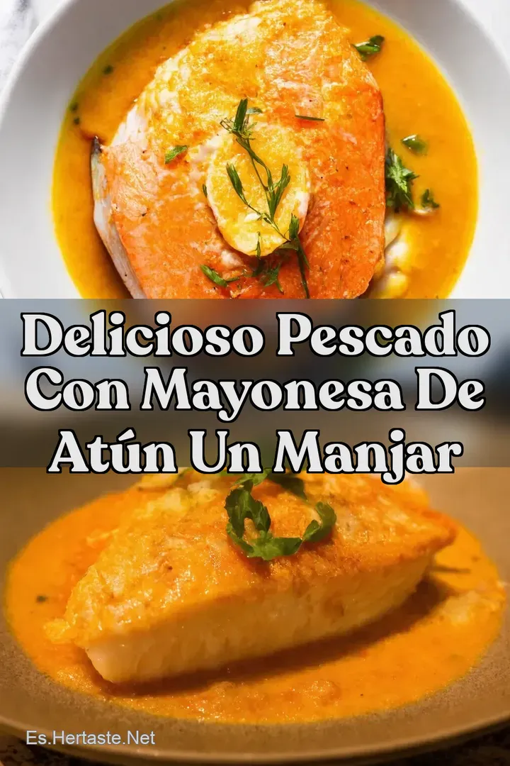 Delicioso Pescado Con Mayonesa de At&uacute;n Un Manjar