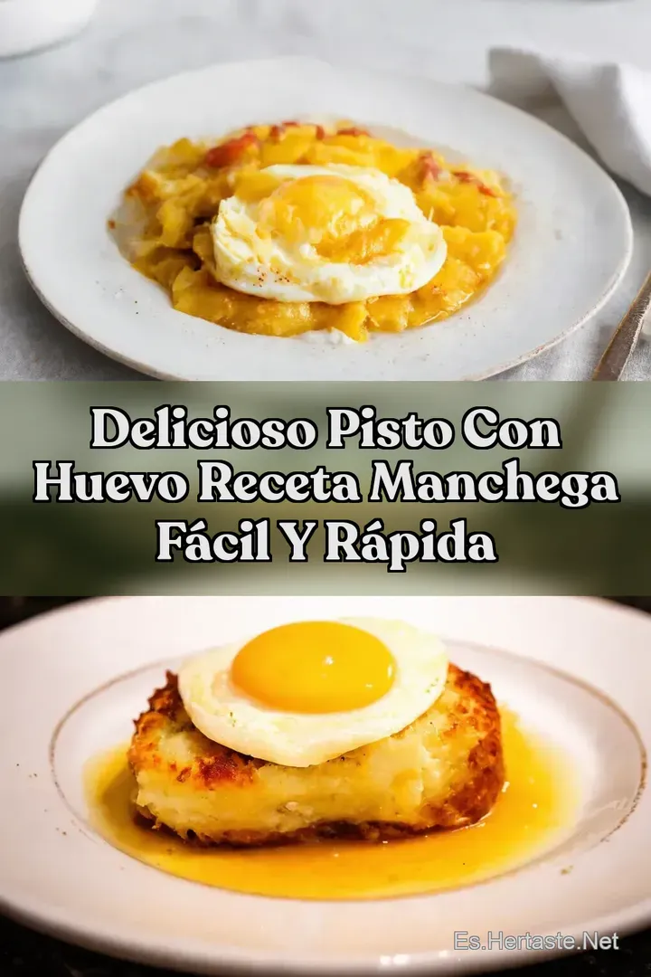 Delicioso Pisto con Huevo Receta Manchega F&aacute;cil y R&aacute;pida