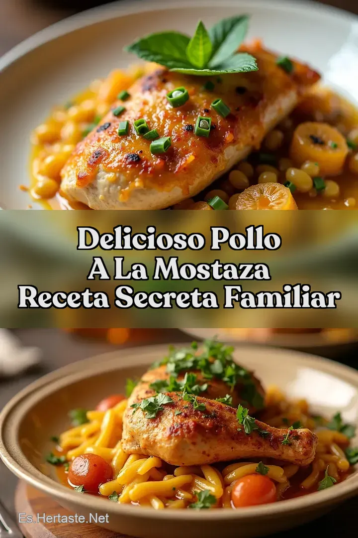 Delicioso Pollo a la Mostaza Receta Secreta Familiar
