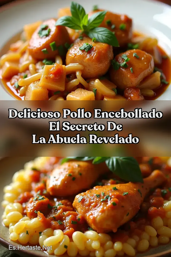 Delicioso Pollo Encebollado El Secreto de la Abuela Revelado