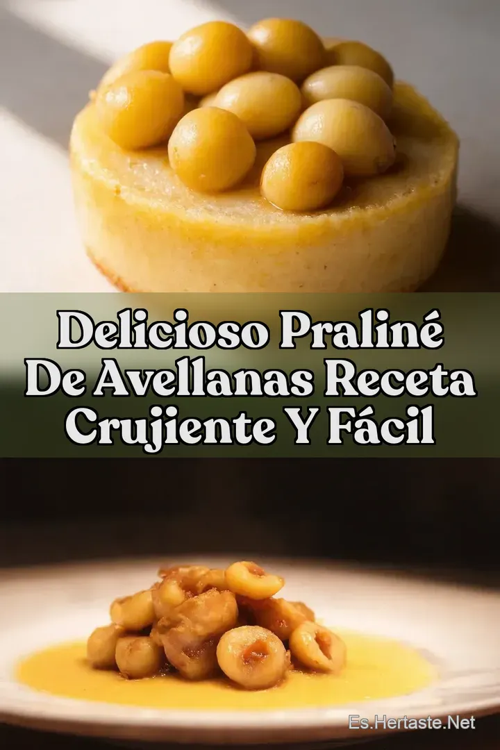 Delicioso Pralin&eacute; de Avellanas Receta Crujiente y F&aacute;cil