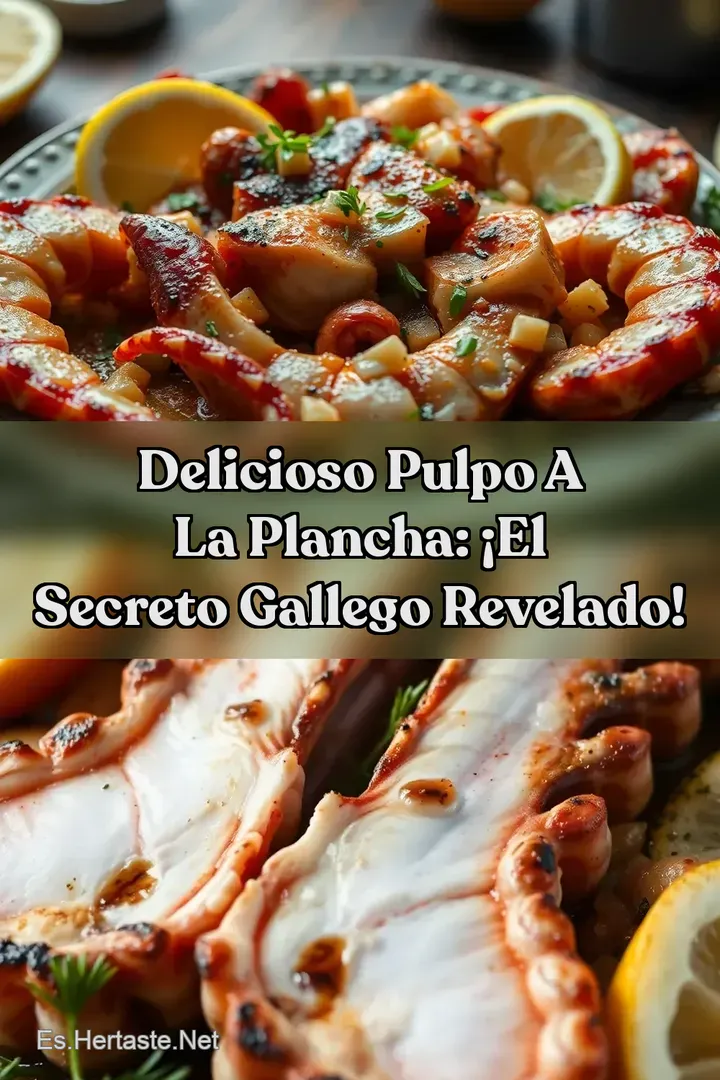 Delicioso Pulpo a la Plancha: &iexcl;El Secreto Gallego Revelado!