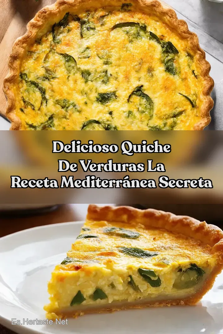 Delicioso Quiche de Verduras La Receta Mediterr&aacute;nea Secreta