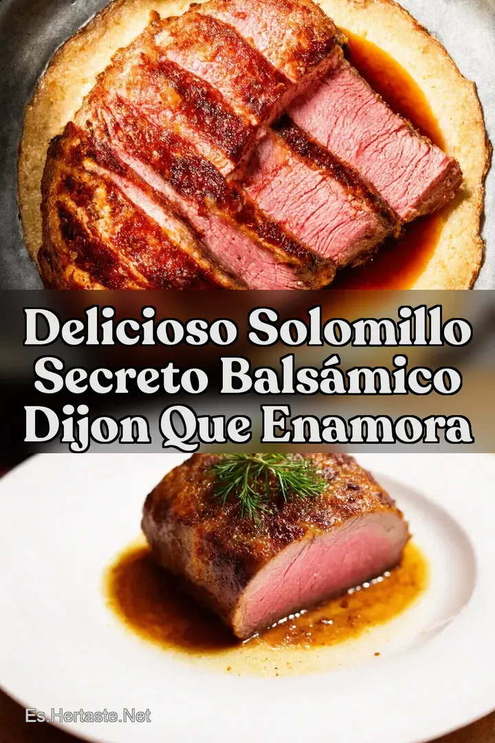 Delicioso Solomillo Secreto Bals&aacute;mico Dijon Que Enamora