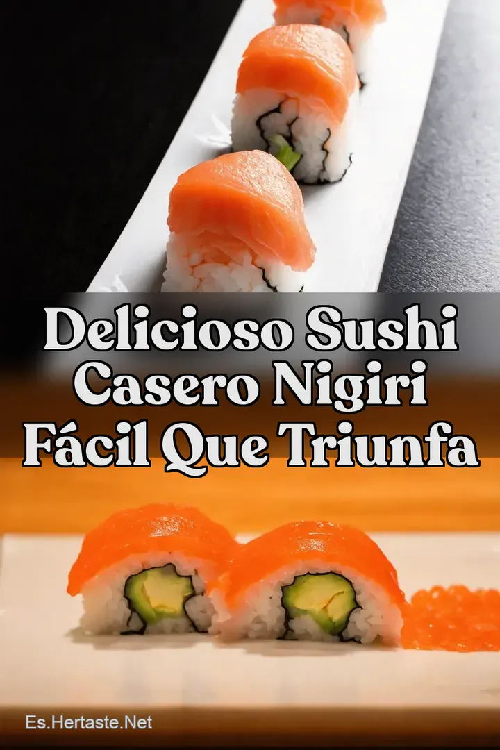 Delicioso Sushi Casero Nigiri F&aacute;cil Que Triunfa