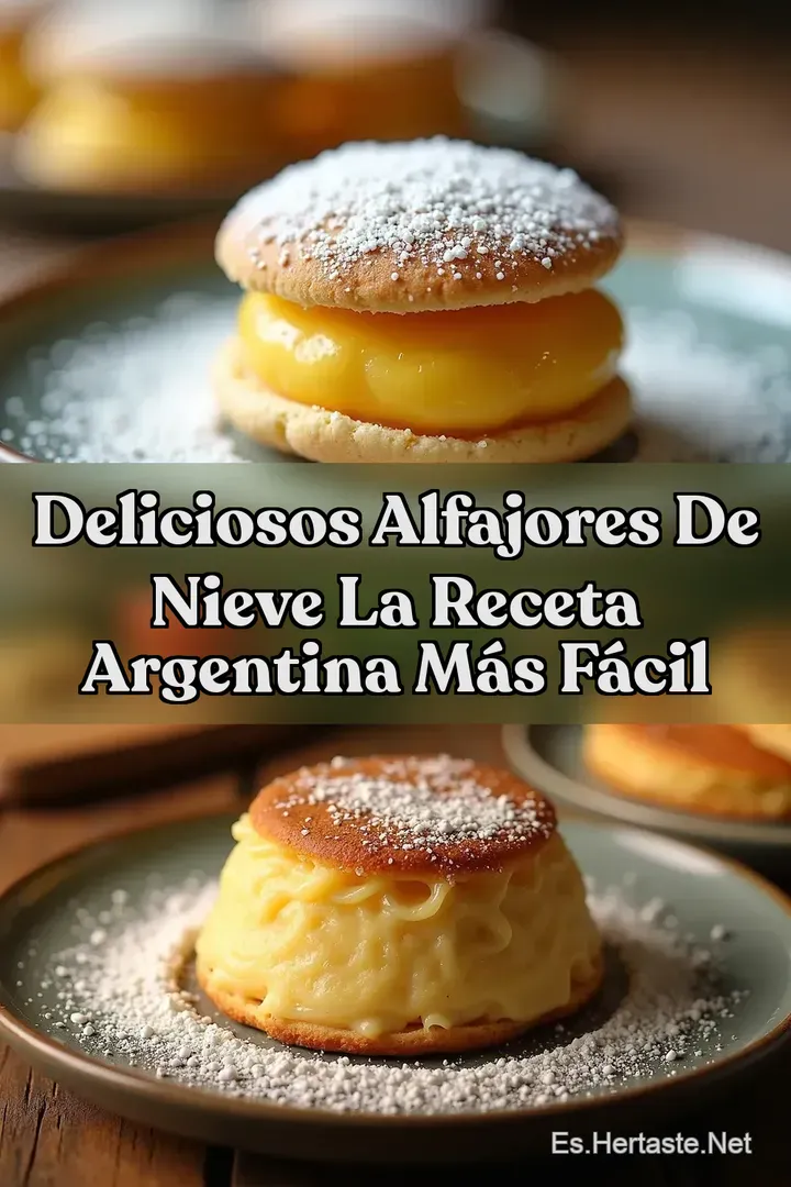 Deliciosos ALFAJORES DE NIEVE La Receta Argentina M&aacute;s F&aacute;cil