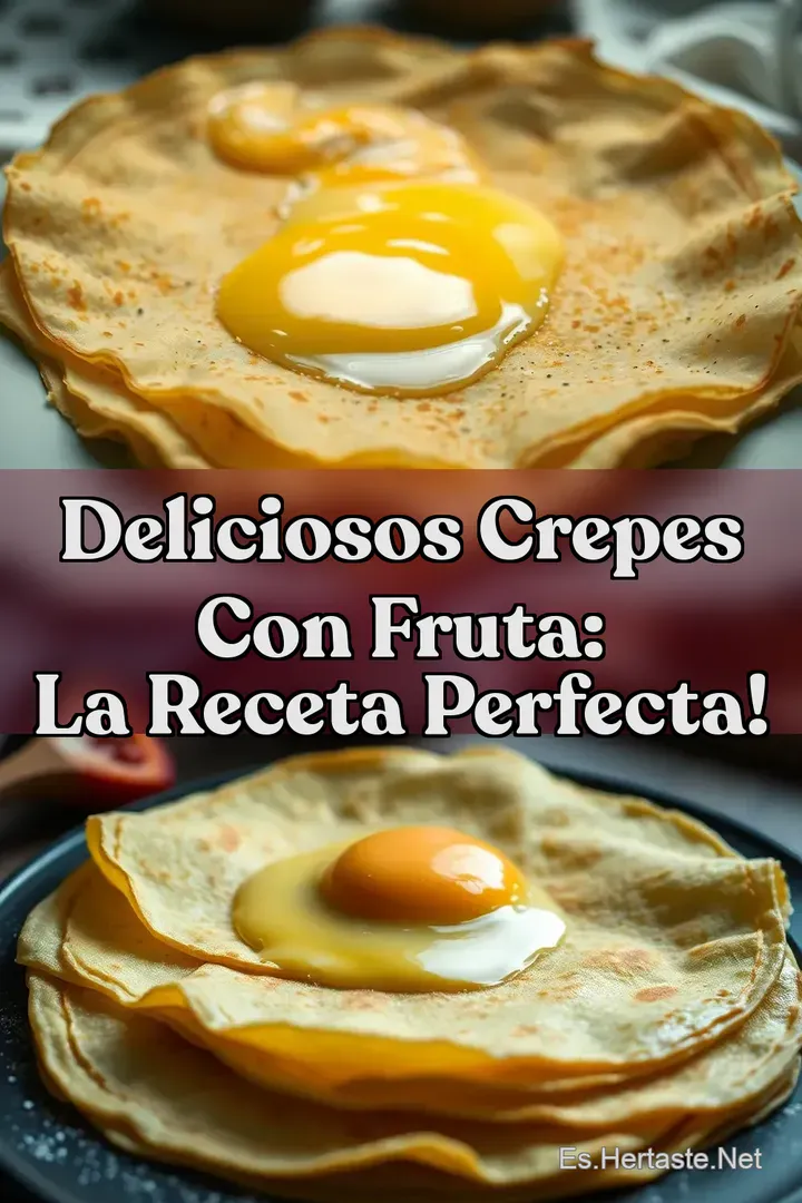 Deliciosos Crepes con Fruta: La Receta Perfecta!