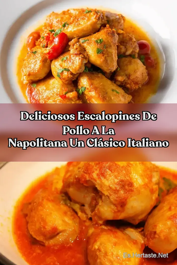Deliciosos Escalopines de Pollo a la Napolitana Un Cl&aacute;sico Italiano