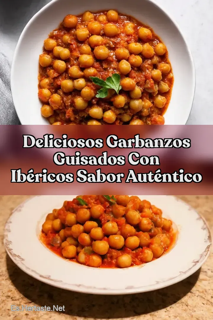 Deliciosos Garbanzos Guisados con Ib&eacute;ricos Sabor Aut&eacute;ntico
