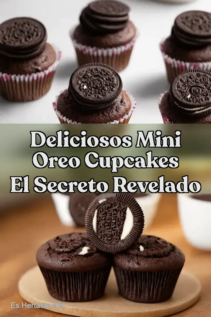 Deliciosos Mini Oreo Cupcakes El Secreto Revelado