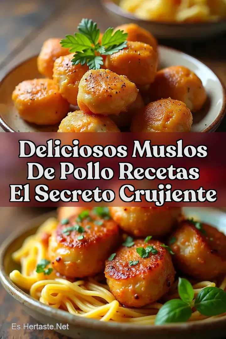 Deliciosos Muslos De Pollo Recetas El Secreto Crujiente
