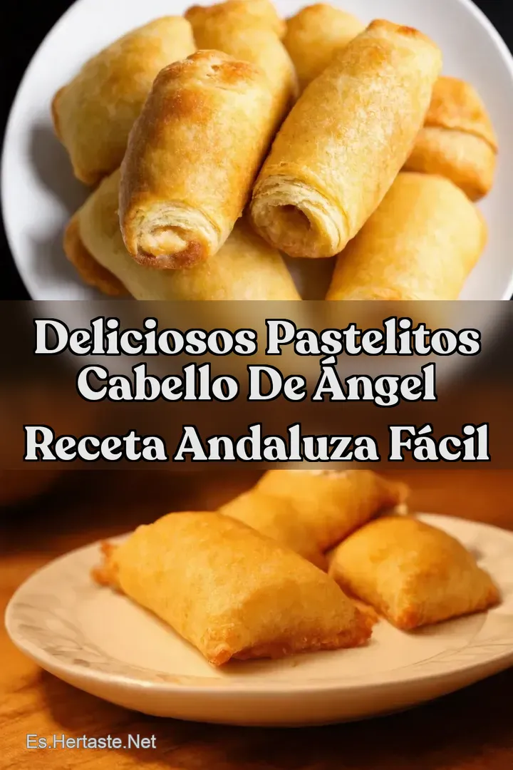 Deliciosos Pastelitos Cabello de &Aacute;ngel Receta Andaluza F&aacute;cil