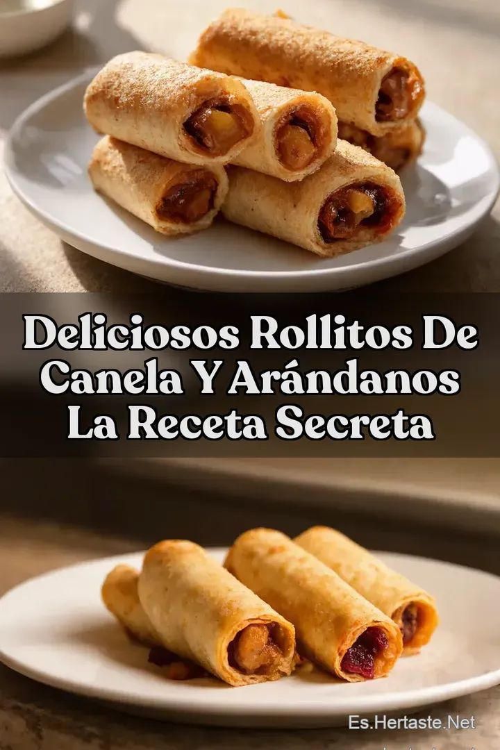 Deliciosos Rollitos de Canela y Ar&aacute;ndanos La Receta Secreta