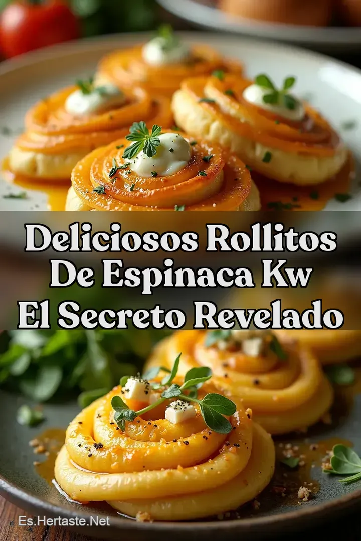 Deliciosos Rollitos De Espinaca kw El Secreto Revelado