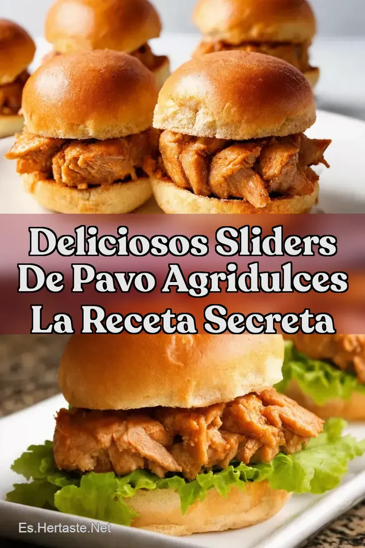 Deliciosos Sliders de Pavo Agridulces La Receta Secreta