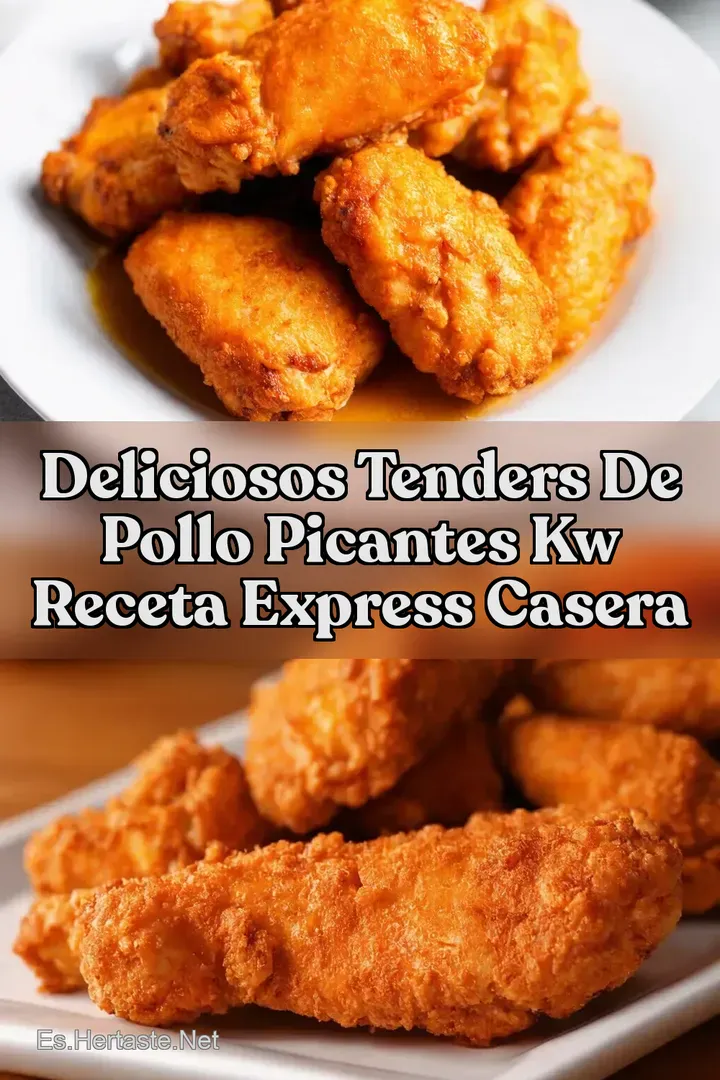 Deliciosos Tenders de Pollo Picantes kw Receta Express Casera