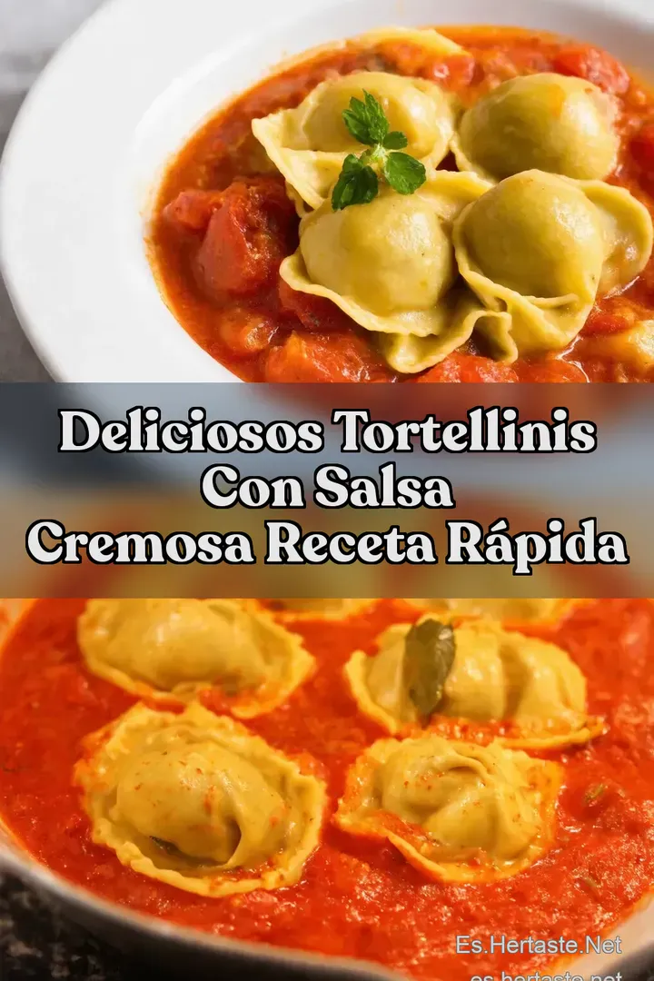 Deliciosos Tortellinis Con Salsa Cremosa Receta R&aacute;pida