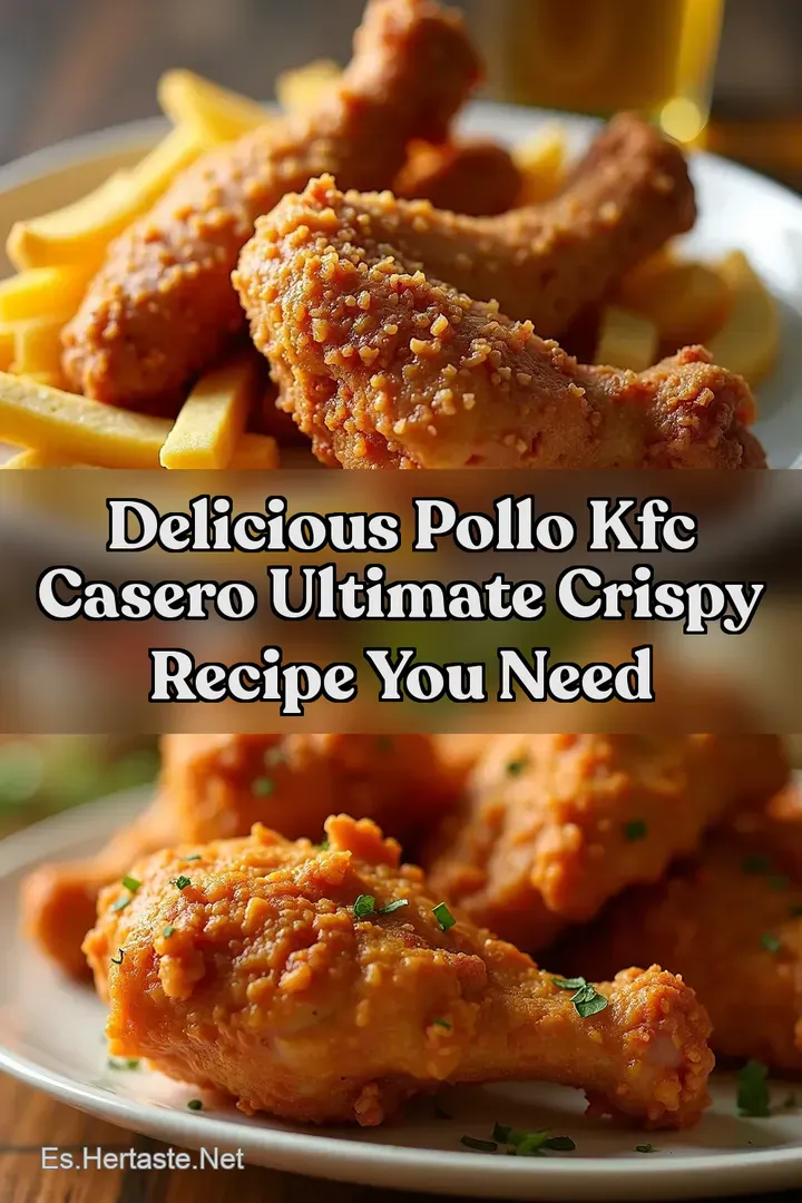 Delicious Pollo KFC Casero Ultimate Crispy Recipe You Need