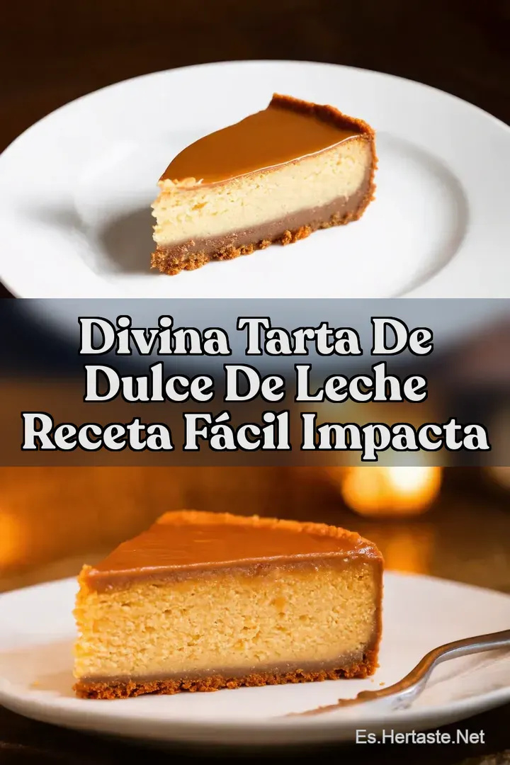 Divina Tarta de Dulce de Leche Receta F&aacute;cil Impacta