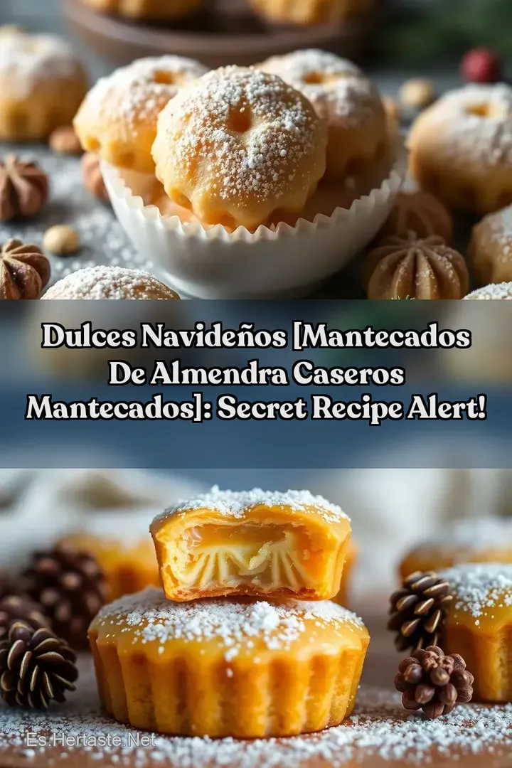 Dulces Navide&ntilde;os [mantecados de almendra caseros mantecados]: Secret Recipe Alert!