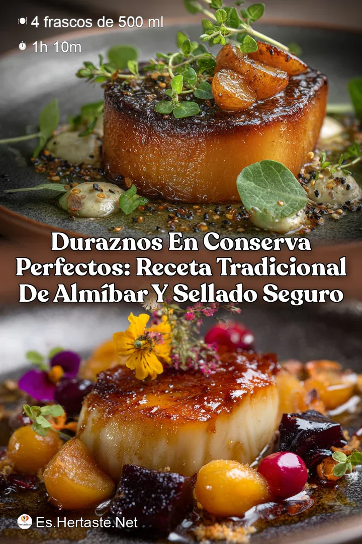 Duraznos En Conserva Perfectos: Receta Tradicional de Alm&iacute;bar y Sellado Seguro